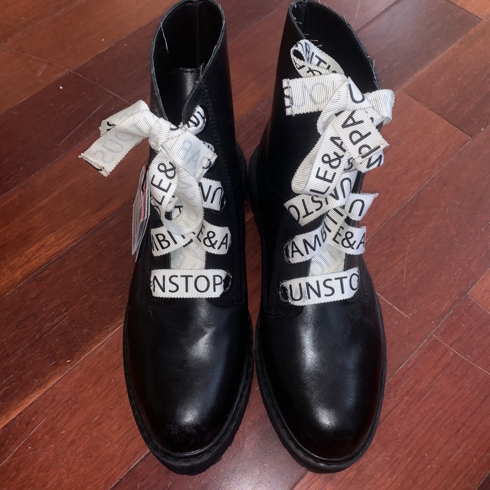 Zara combat boots